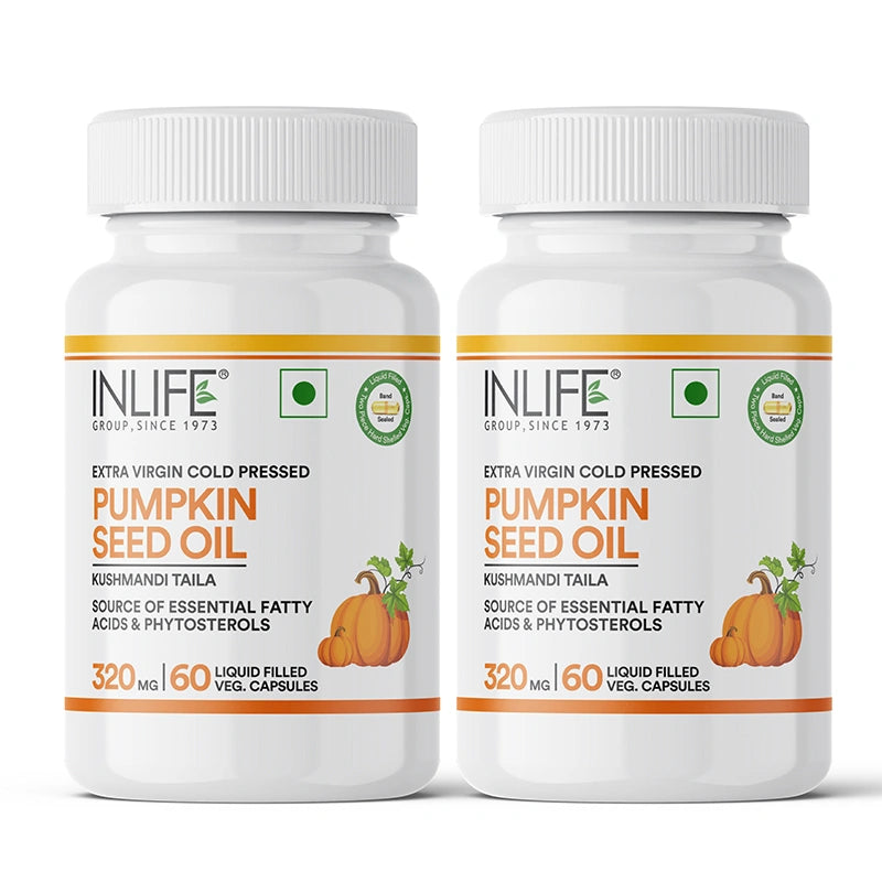 Inlife Pumpkin Seed Oil, Extra Virgin Cold Pressed Capsules