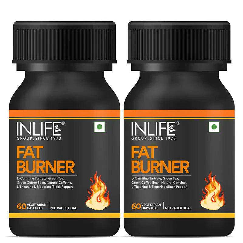 Inlife Fat Burner Supplement for Men & Women , 60 Vegetarian Capsules