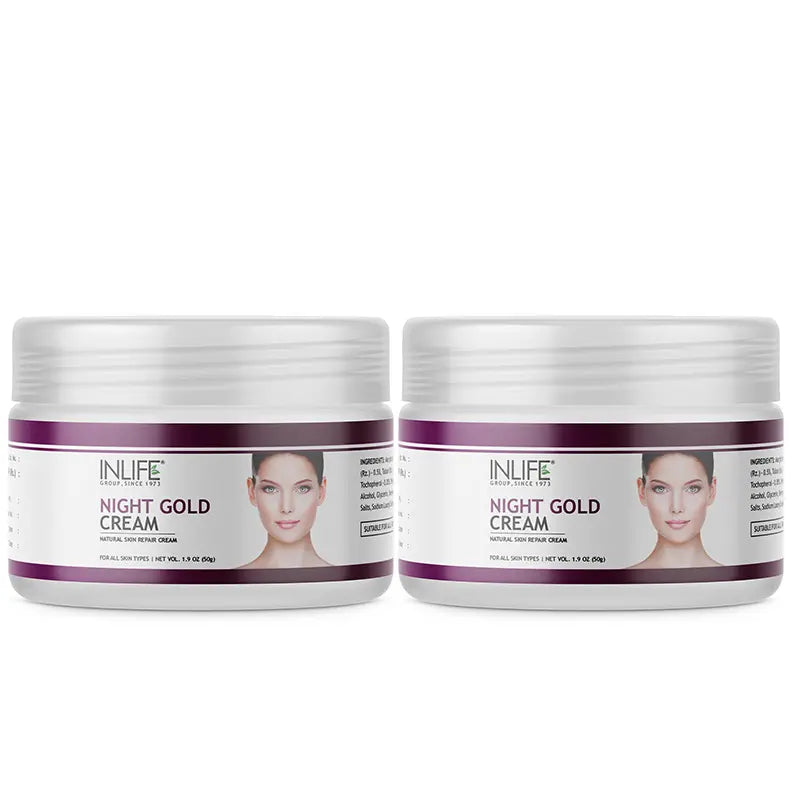 Inlife Natural Night Gold Face Cream | 50 grams