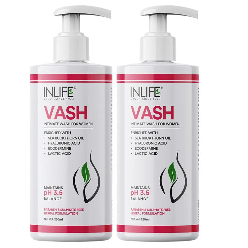 Inlife Natural Vaginal Wash – Gentle Ayurvedic Intimate Hygiene Formula