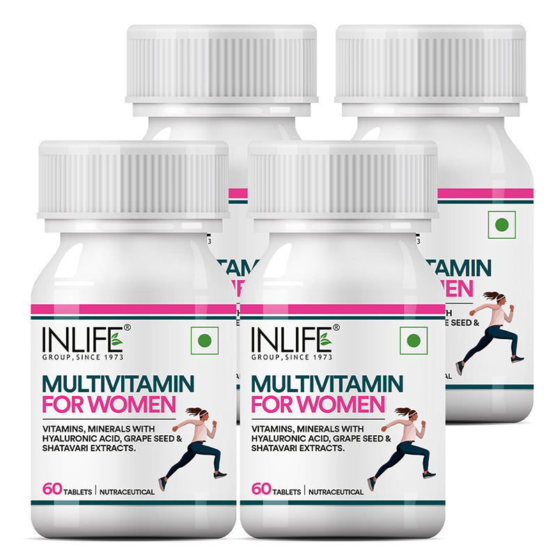 Inlife Multivitamin and Mineral for Women | Vegetarian Tablets