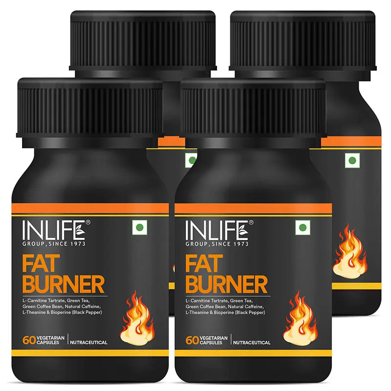 Inlife Fat Burner Supplement for Men & Women, Veg. Capsules