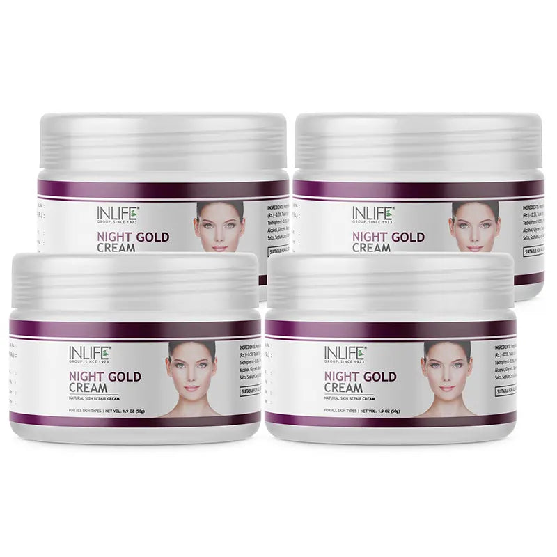 Inlife Natural Night Gold Face Cream | 50 grams