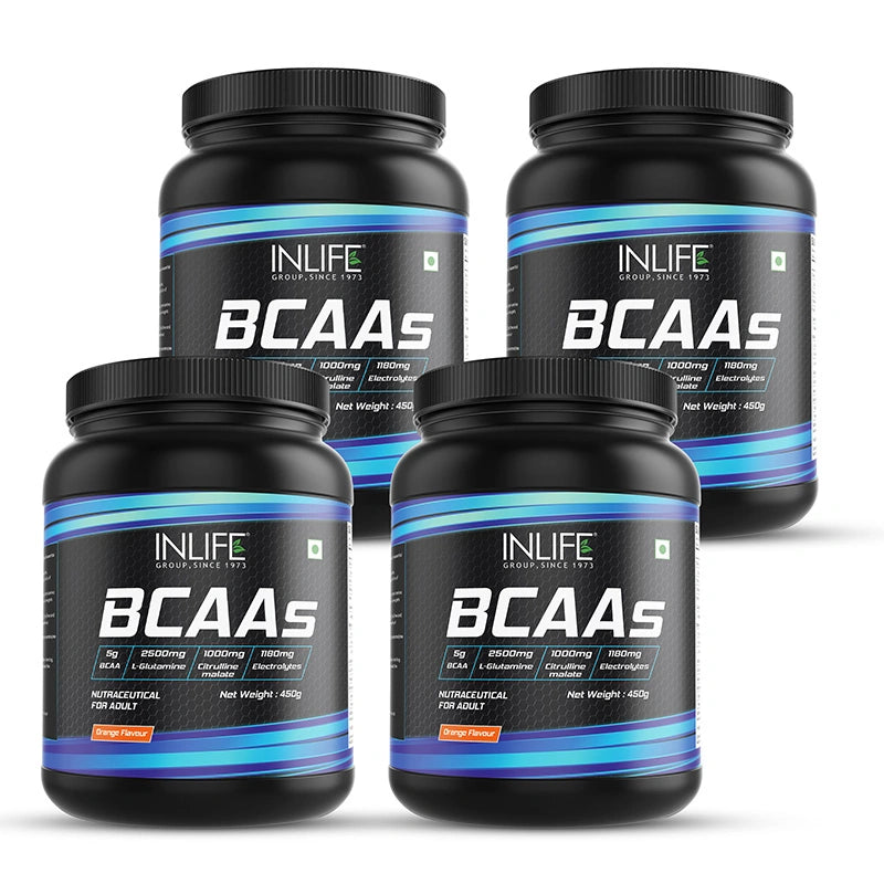 Inlife BCAA Pro Supplement| 250 gm powder
