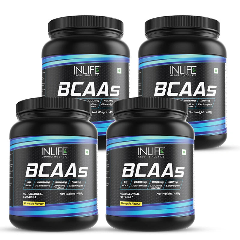 Inlife BCAA Pro Supplement| 250 gm powder