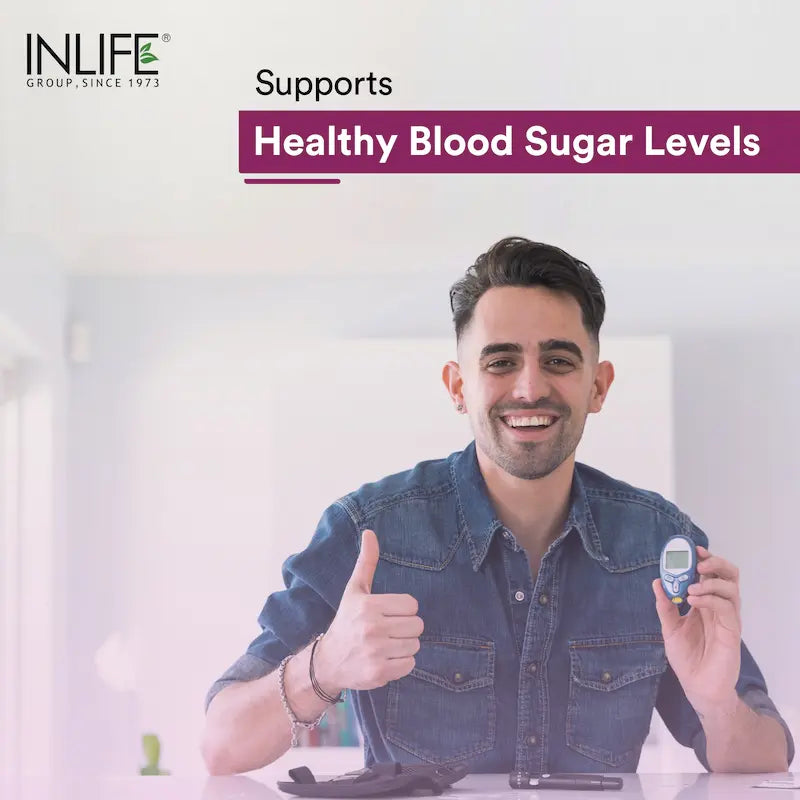 Inlife Alpha Lipoic Acid (ALA) 300mg Veg. Capsules
