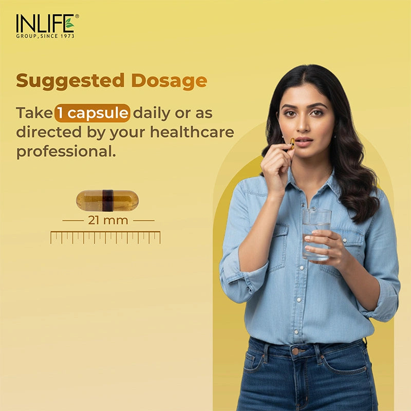 Inlife Black Seed Oil 500 mg, veg. capsules
