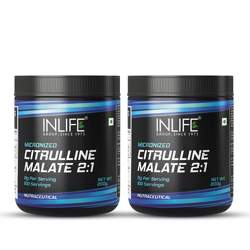Inlife Citrulline Malate Powder 2:1 Supplement | 200 gms