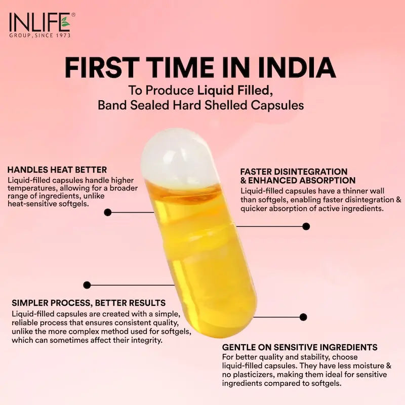 Inlife Tocotrienol Wheat Germ Oil Supplement, Vitamin E Family, Liquid-Filled Capsules