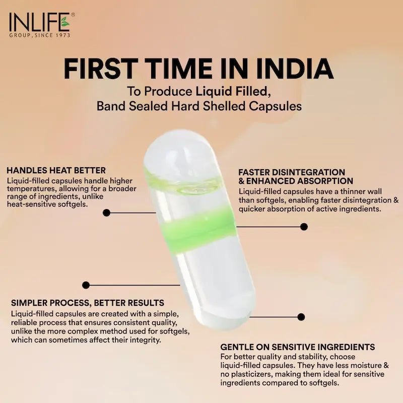 Inlife Vitamin E Wheat Germ Oil Capsules