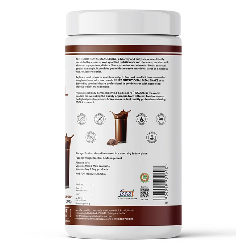 Inlife Nutritional Meal Replacement Shake | 500gms