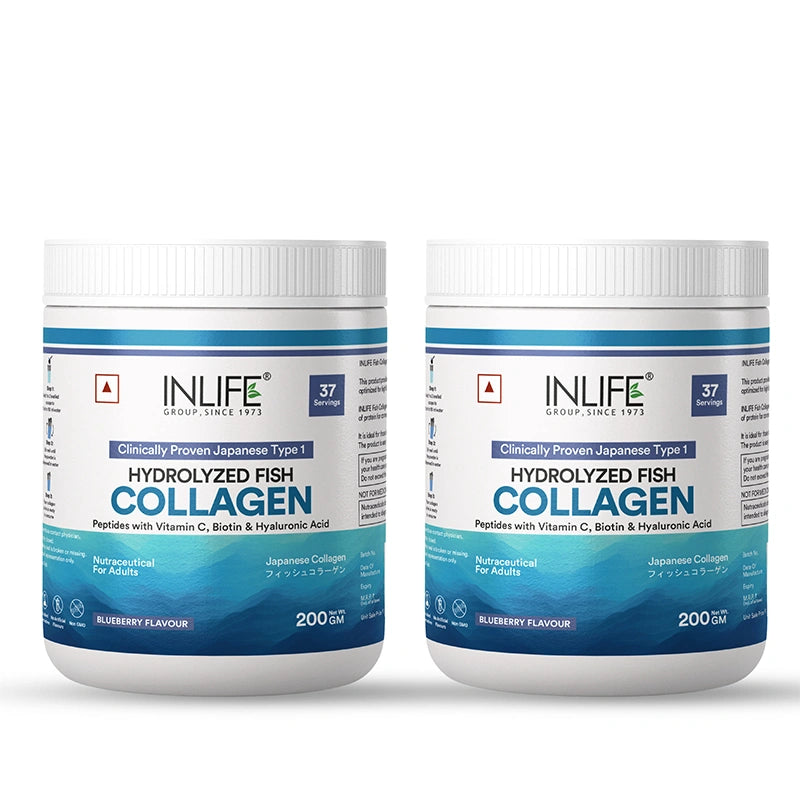 INLIFE Hydrolysed Marine Fish Collagen, Flavored