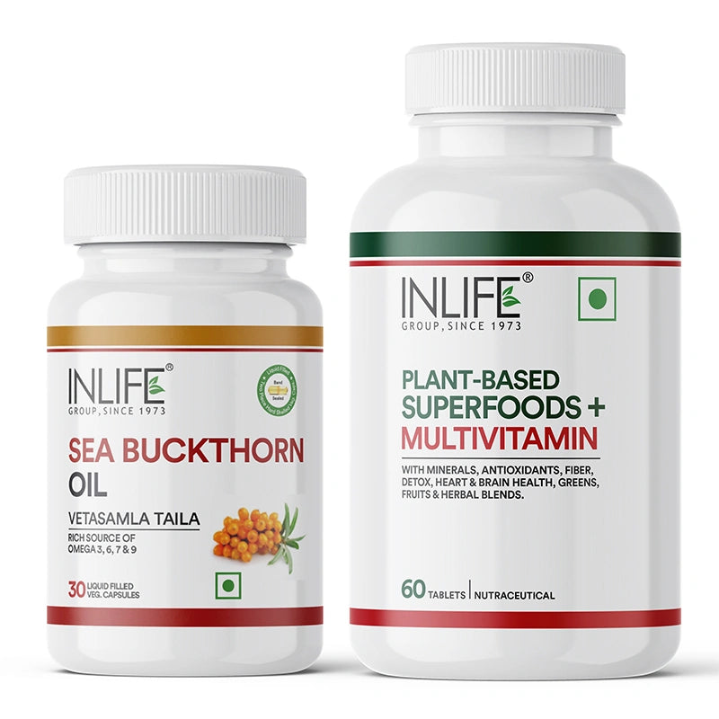 Seabuckthorn & Plant based multivitamin Hair & Skin Combo
