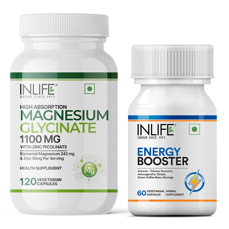 Magneisum Glycinate with Energy Booster Strength Combo
