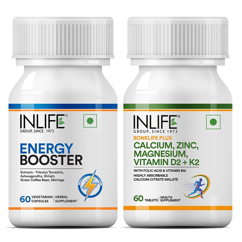 Energy Booster with Calcium Magnesium & Zinc with Power up Combo