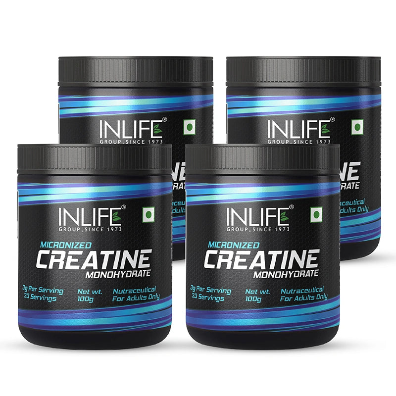 Inlife Micronized Creatine Monohydrate Powder, 3 g Per Serving
