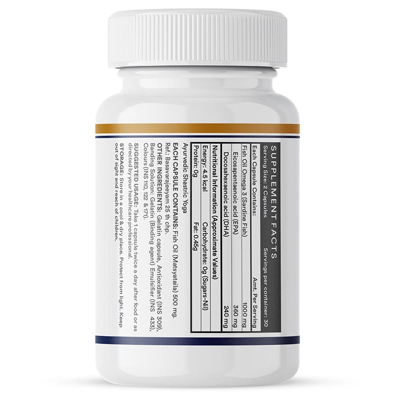 Inlife Fish Oil Double Strength Liquid Filled Capsules