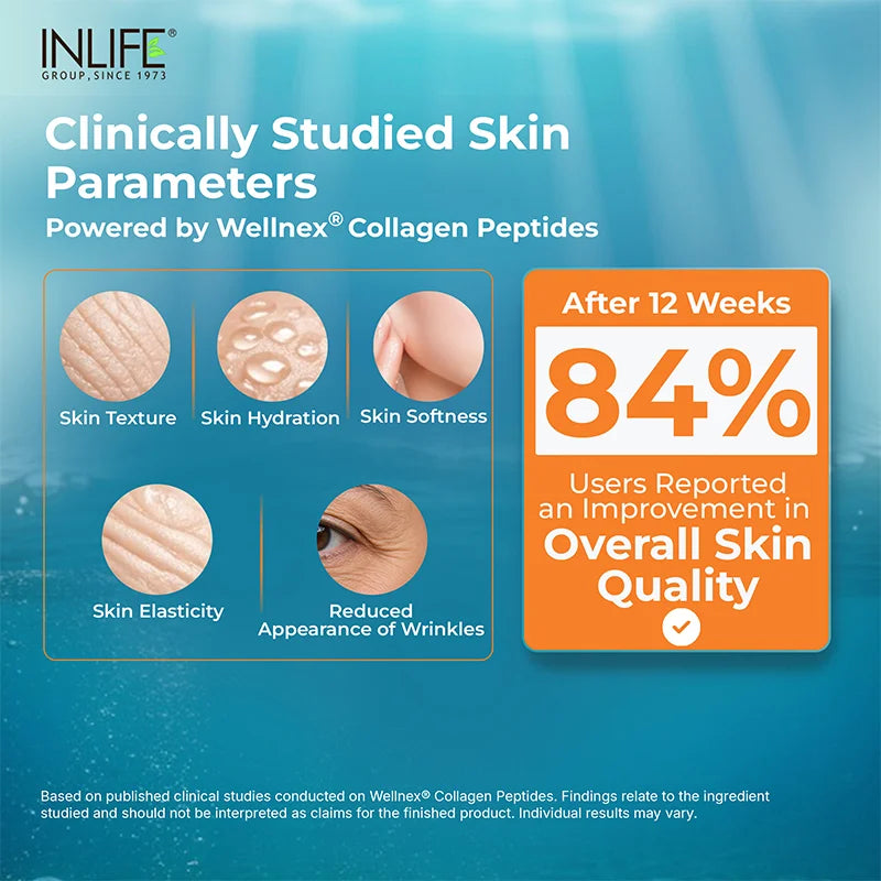 INLIFE Hydrolysed Marine Fish Collagen, Flavored