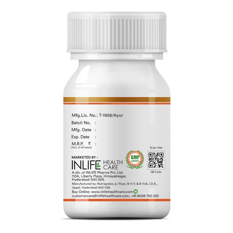 Inlife Flaxseed Oil Omega 3,6,9 Fatty Acids Supplement | 500mg | 60 Capsules