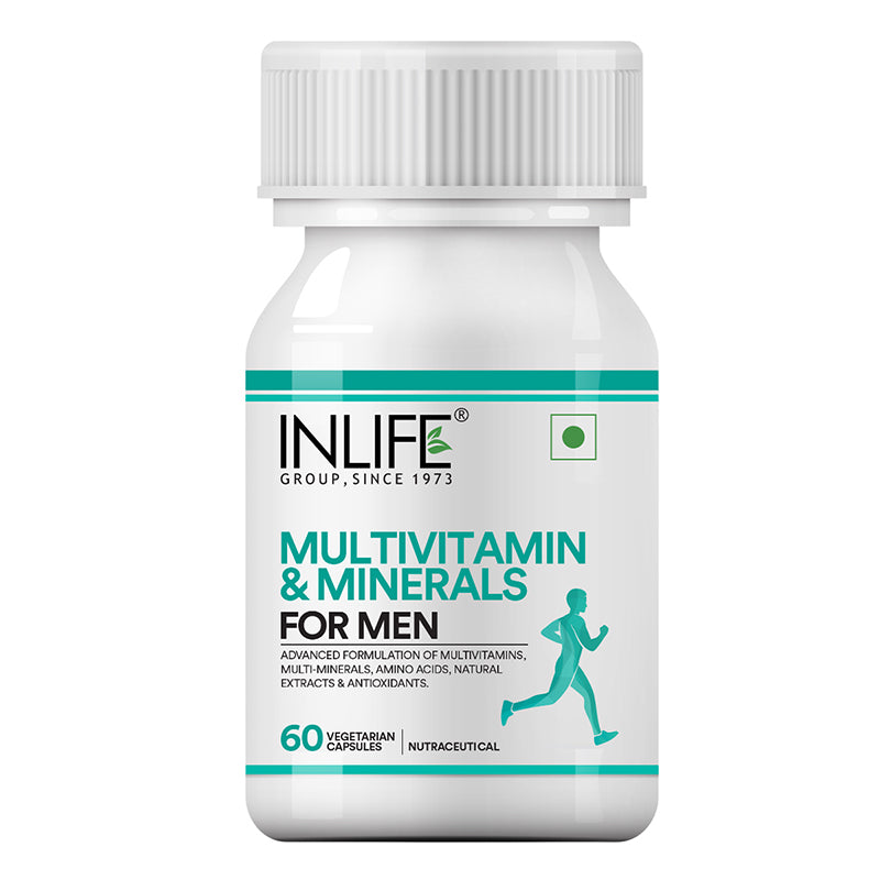 Inlife Multivitamin & Minerals Supplement for Men | Veg. Capsules