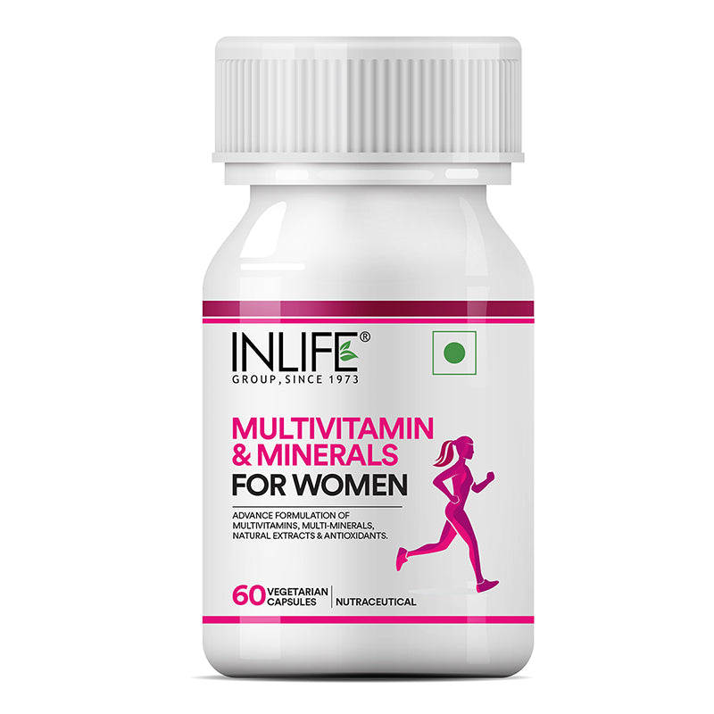 Inlife Multivitamin & Minerals Supplement for Women| Veg. Capsules