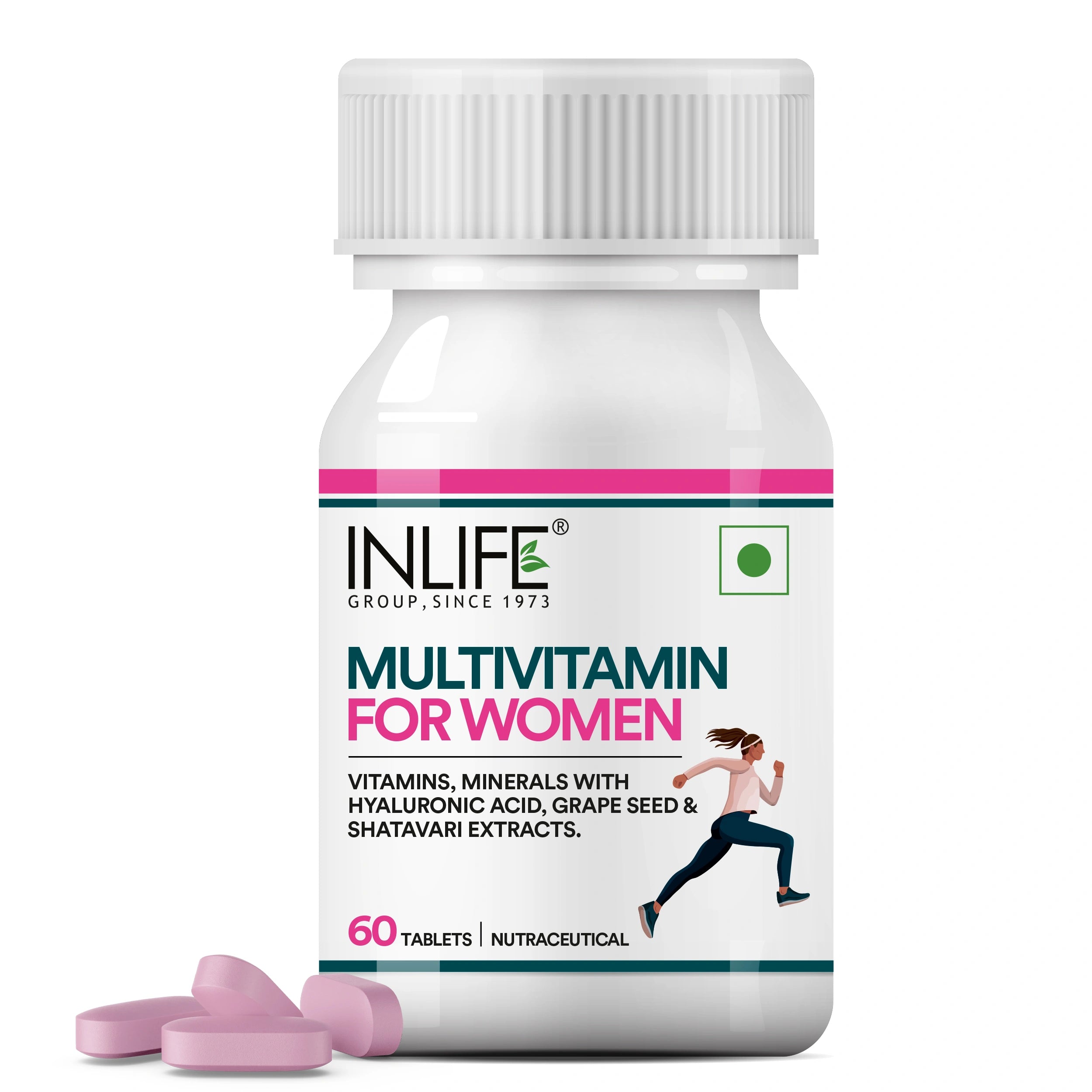 Inlife Multivitamin and Mineral for Women | Vegetarian Tablets