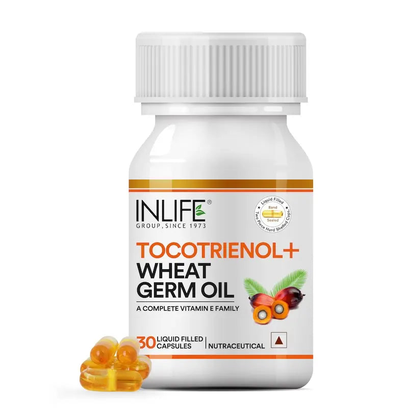 Inlife Tocotrienol Wheat Germ Oil Supplement |Vitamin E Family Capsules