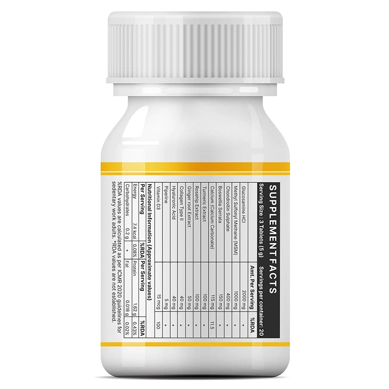 Inlife Glucosamine Chondroitin MSM Tablets