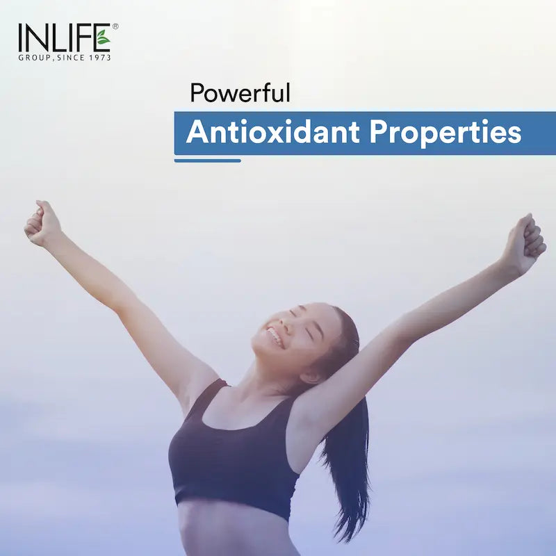 Inlife Grape Seed Extract (Proanthocyanidins > 95%)|400mg| 60 Veg Capsules