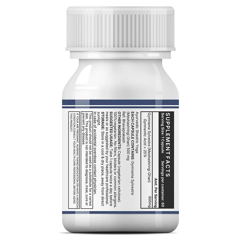 Inlife Gymnema Sylvestre Extract Supplement, 500mg Veg. Capsules