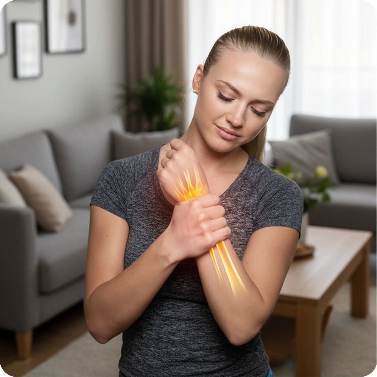 Inlife Krill Oil key benefits Joint and Bone health human girl image showing the graphics how it helps in joint health