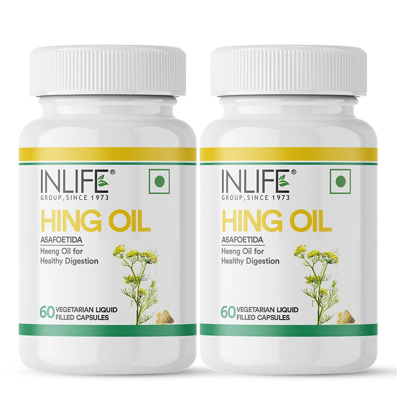 Inlife Hing Oil, 15 mg, Liquid Filled Capsules