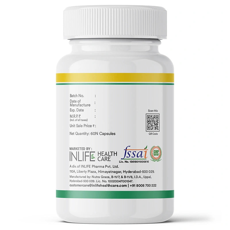 Inlife Hing Oil, 15 mg, Liquid Filled Capsules