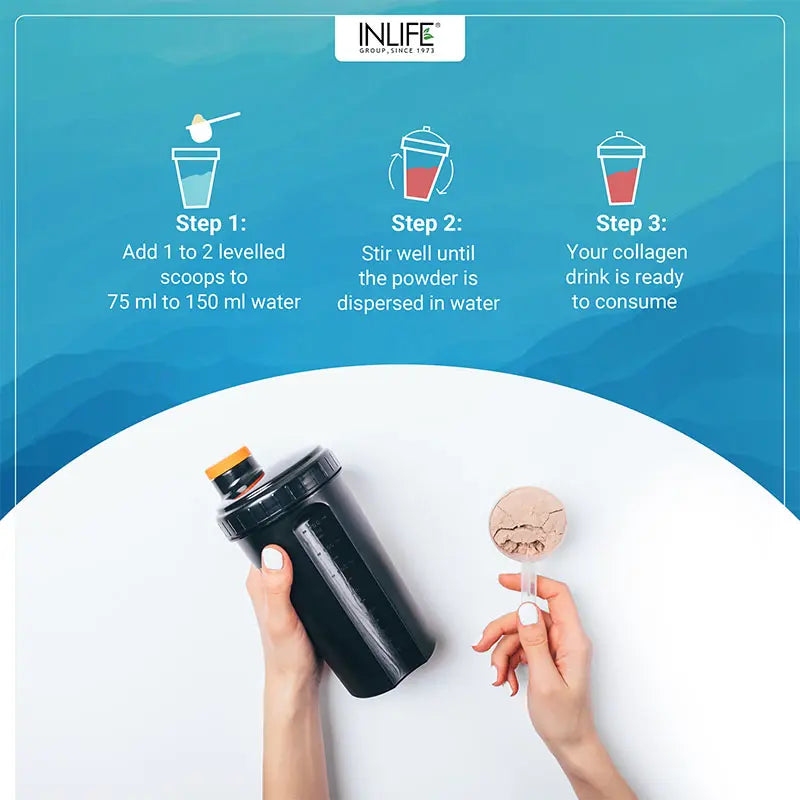 Inlife Japanese Marine Fish Collagen Supplements for Women & Men