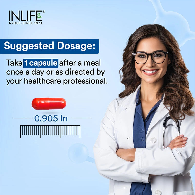 Inlife L-Glutathione Reduced Supplement | Veg. Capsules