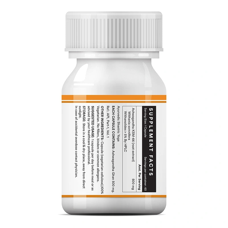 Inlife Ashwagandha KSM-66® capsules left bottle .image