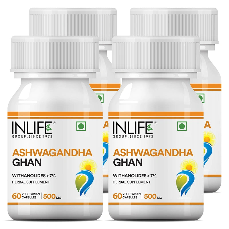 Inlife Ashwagandha ghan 4 Pack Image