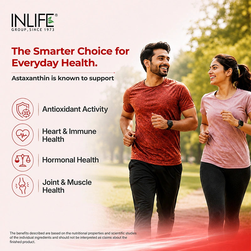 Inlife Astaxanthin capsules benefits .image