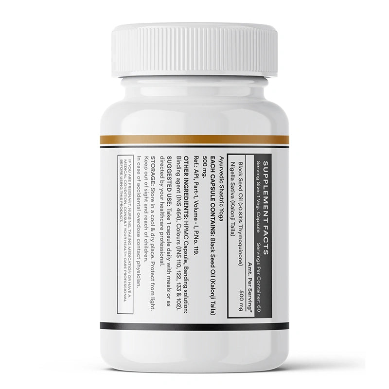Inlife Black Seed Oil 500 mg capsules