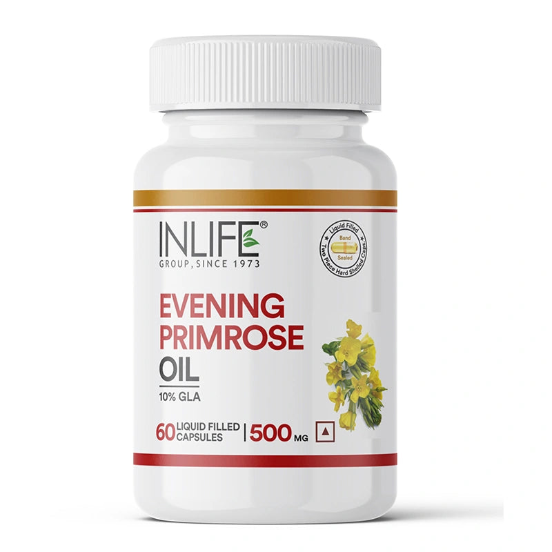 InlifeEvening Primrose oil capsule front bottle .image