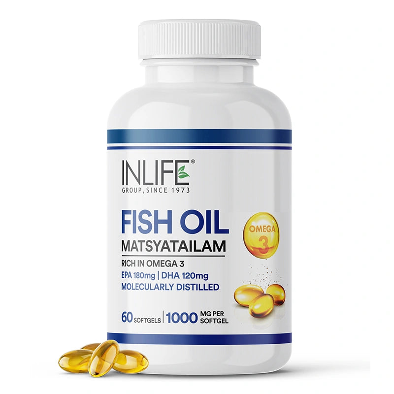 Inlife Fish oil front bottle .image with softgel