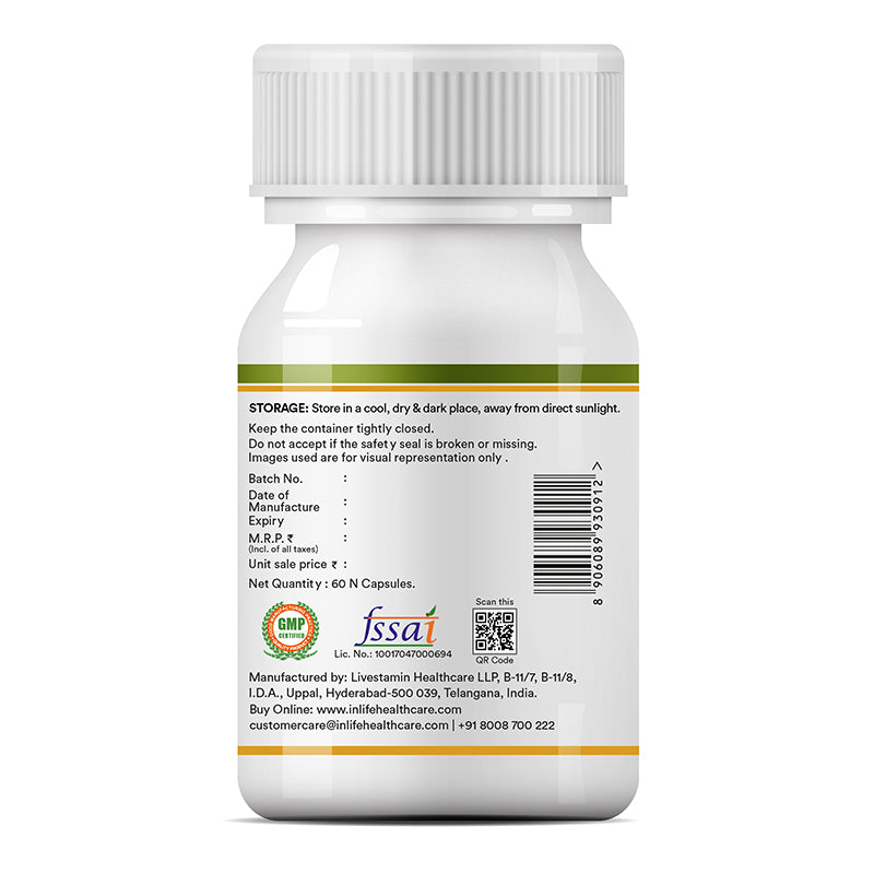 Inlife Ginkgo biloba Right Bottle Image