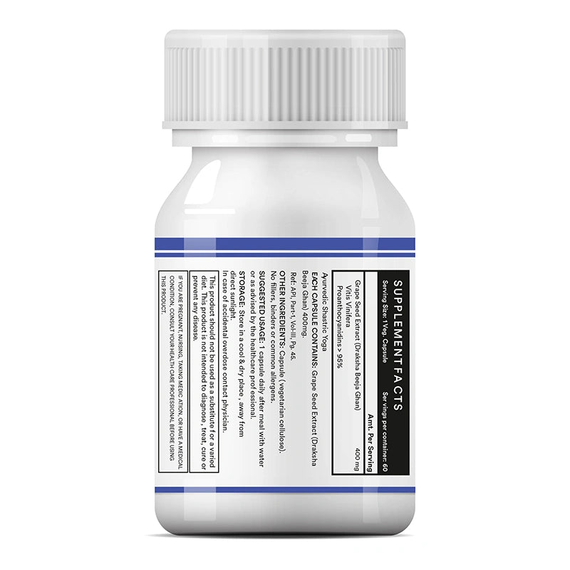 Inlife Grape seed extract 60 caps left bottle .image