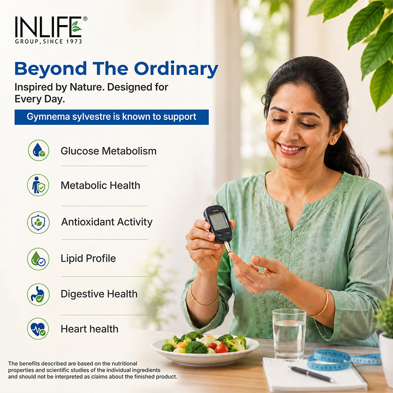Inlife Gymnema sylvestre capsules benefits .image