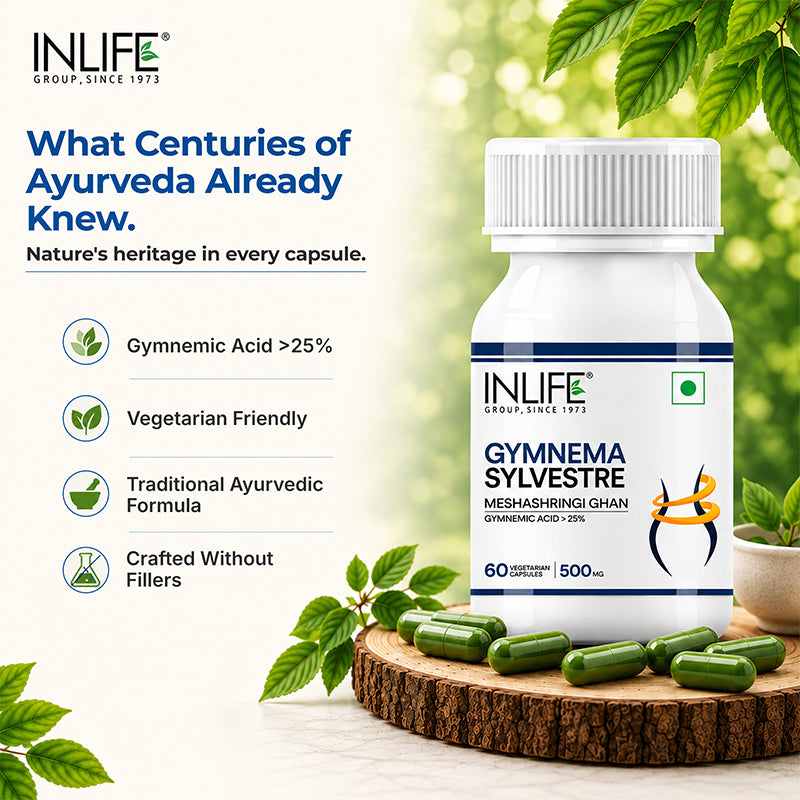 Inlife Gymnema sylvestre capsules key features. image