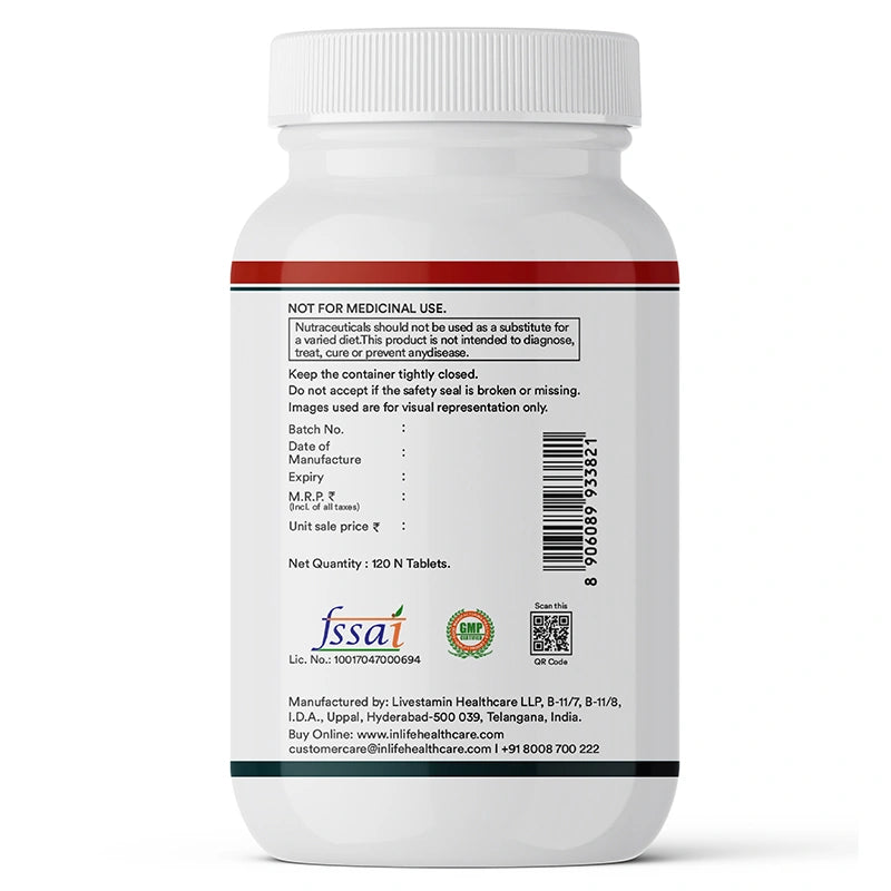 Inlife Multivitamin and mineral men tablet right bottle .image