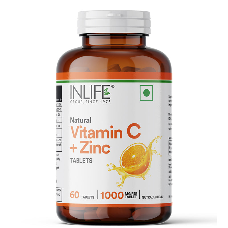 Inlife Natural vitamin-c + zinc front bottle .image