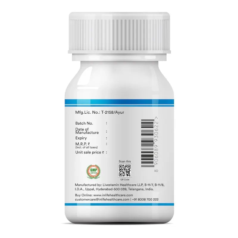 Inlife Joint Support Supplement, Veg. Capsules