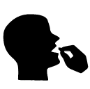Icon of a person swallowing a capsule over text describing the supplement as Easy-to-Swallow Capsules, which are compact, smooth, gentle on the stomach, and designed for comfort and convenience