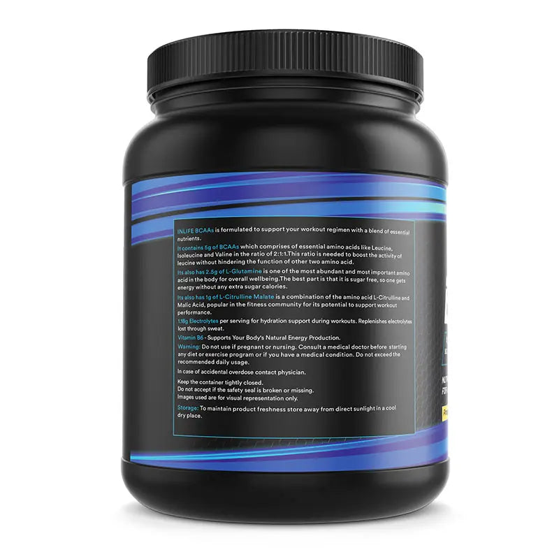 Inlife BCAA Pro Supplement| 250 gm powder